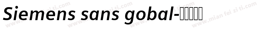 Siemens sans gobal字体转换